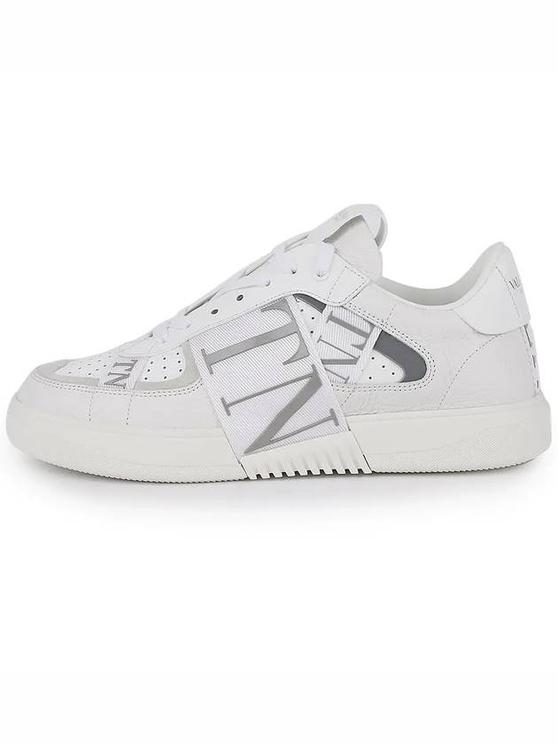 VL7N Band Leather Low Top Sneakers White - VALENTINO - BALAAN 5