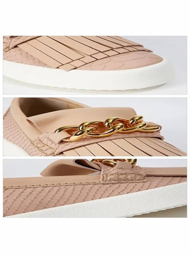 Women's Croc Chain Slip-On Beige - GIUSEPPE ZANOTTI - BALAAN 5