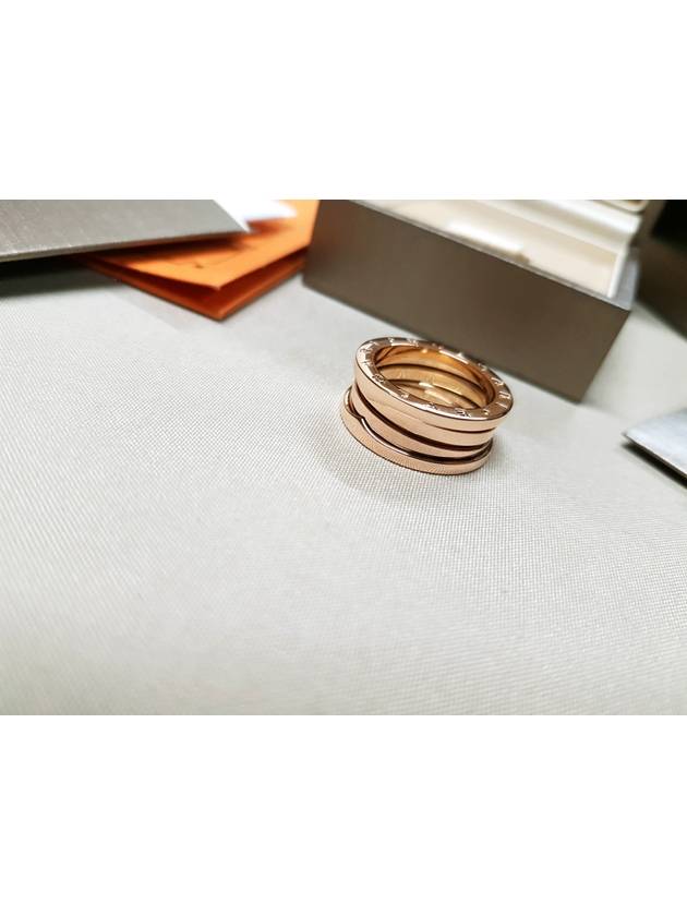 B Zero One 3 Ring Tier Band No 55 Pink Gold - BVLGARI - BALAAN 2