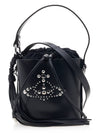 Women's Daisy Drawstring Small Bucket Bag Black - VIVIENNE WESTWOOD - BALAAN 1