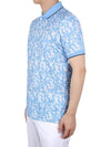 Golf Wear Men s Collar Short Sleeve T Shirt G4MS23K061 CIELO - G/FORE - BALAAN 5