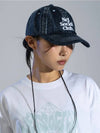 OG LOGO DENIM WASHED CAP D - NET SOCIAL CLUB - BALAAN 2