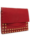 Rockstud Stud Clutch Stampa Alce GWB00711AVSF03 0RO Red - VALENTINO - BALAAN 2