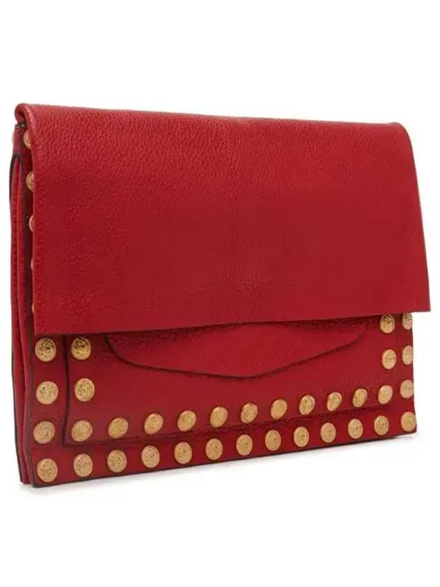 Rockstud Stud Clutch Stampa Alce GWB00711AVSF03 0RO Red - VALENTINO - BALAAN 2