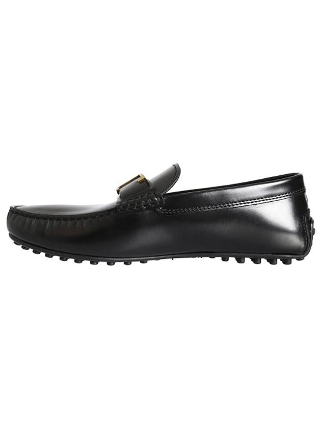 City Gomino Leather Driving Shoes Black - TOD'S - BALAAN.
