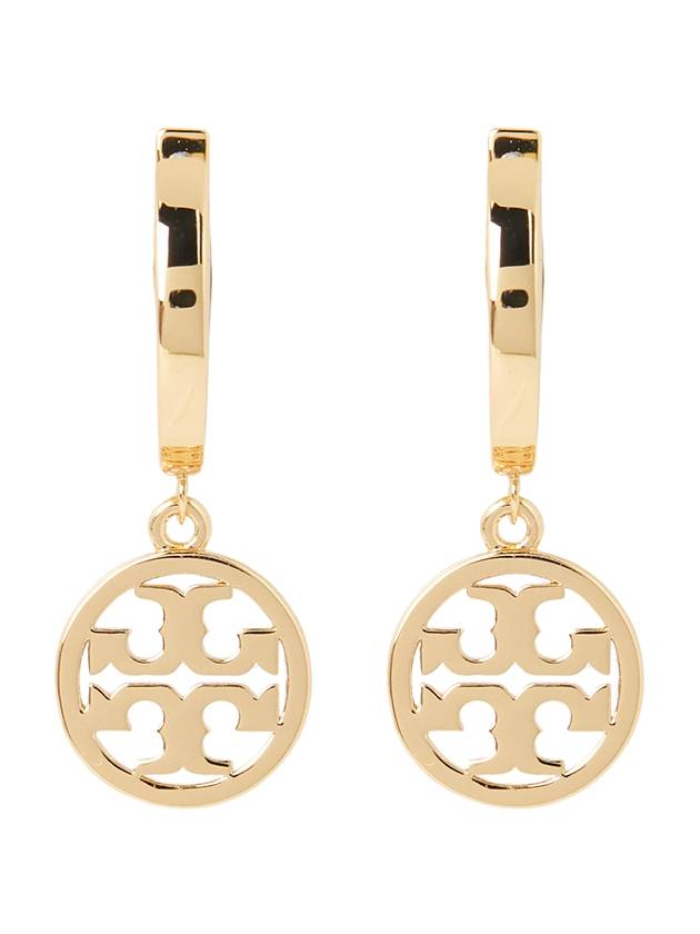 Miller Huggie Hoop Earrings Gold - TORY BURCH - BALAAN 2