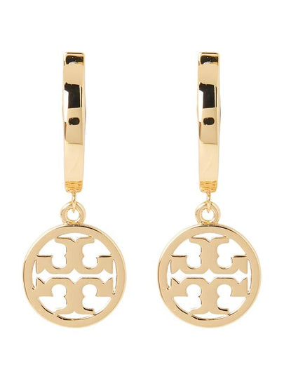 Miller Huggie Hoop Earrings Gold - TORY BURCH - BALAAN 2