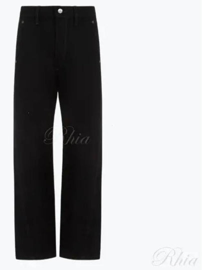 Mid-Rise Twisted Jeans Black - LEMAIRE - BALAAN 2