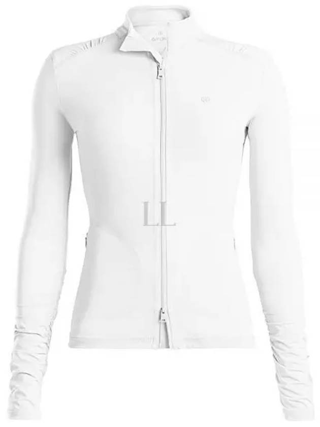 Women's Golf Featherweight Full Zip-Up Jacket White - G/FORE - BALAAN 2