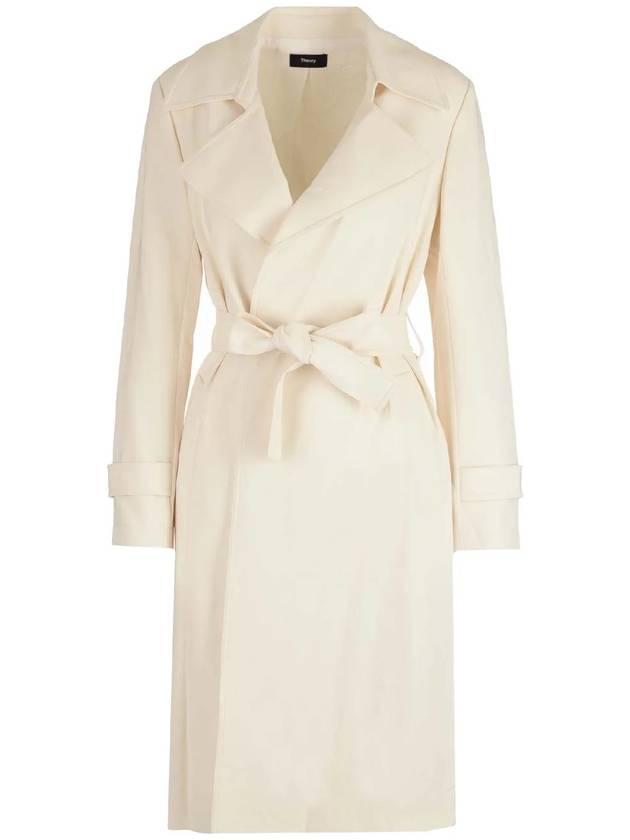 24SS Coat J0709411 Y0C Ivory - THEORY - BALAAN 2