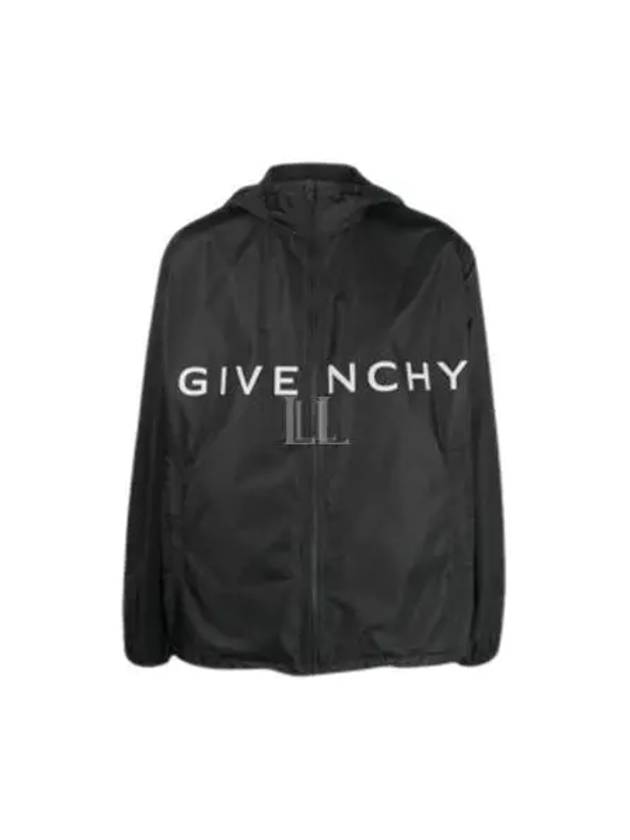 Maxi Logo Windbreaker Black - GIVENCHY - BALAAN 2