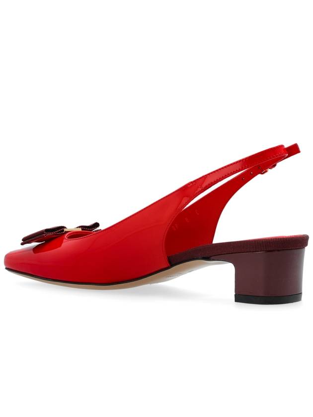 FERRAGAMO Rivada High Heels, Women's, Red - SALVATORE FERRAGAMO - BALAAN 5