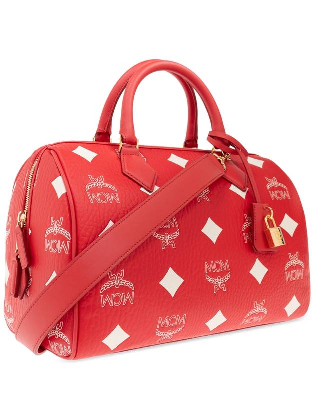 MCM Handbag Ella Medium, Women's, Red - MCM - BALAAN 4