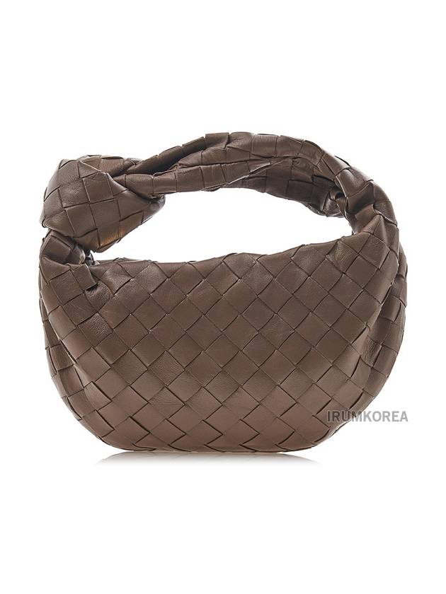 Jodie Intrecciato Small Tote Bag Light Brown - BOTTEGA VENETA - BALAAN 2