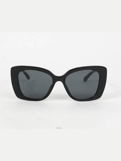 Crystal lettering sunglasses black 74455 - CHANEL - BALAAN 2