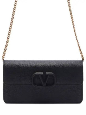 Women s V Logo Chain Cross Bag 4W0P0S93 RQR 0NO 24S 1216934 - VALENTINO - BALAAN 1