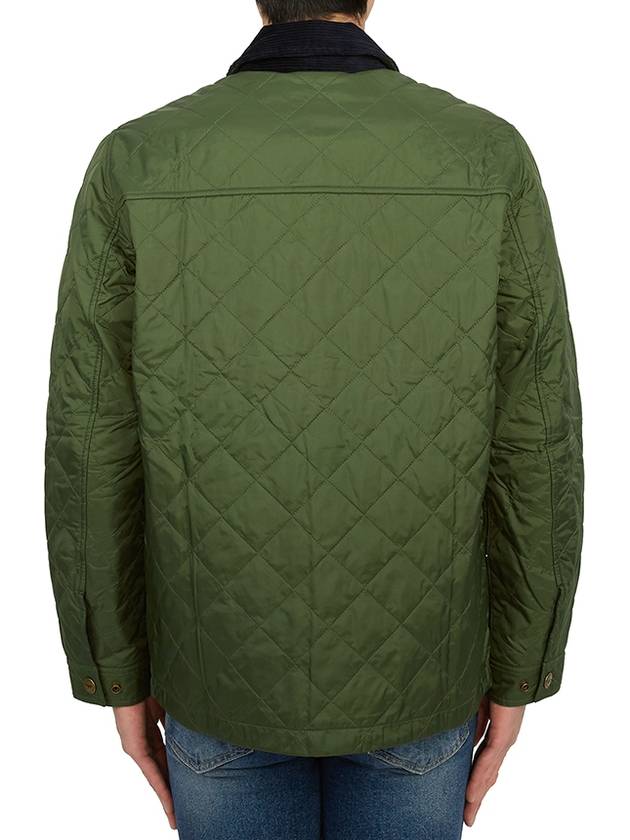 Kenning Quilting  Logo Patch Jacket Green - BARBOUR - BALAAN 8