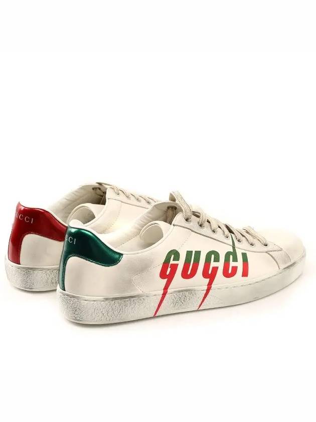 Ace Blade Low Top Sneakers White - GUCCI - BALAAN 7