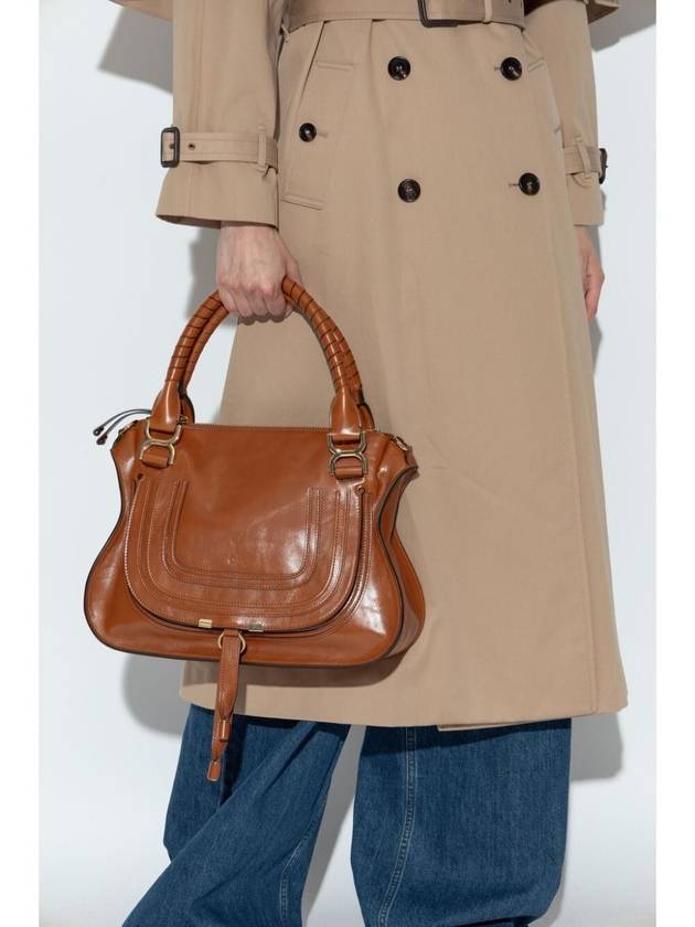 Marcie Shiny Leather Cross Bag Clay Brown - CHLOE - BALAAN 3