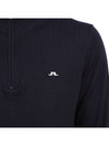 Men's Kian Zip-up Sweater Navy - J.LINDEBERG - BALAAN 9