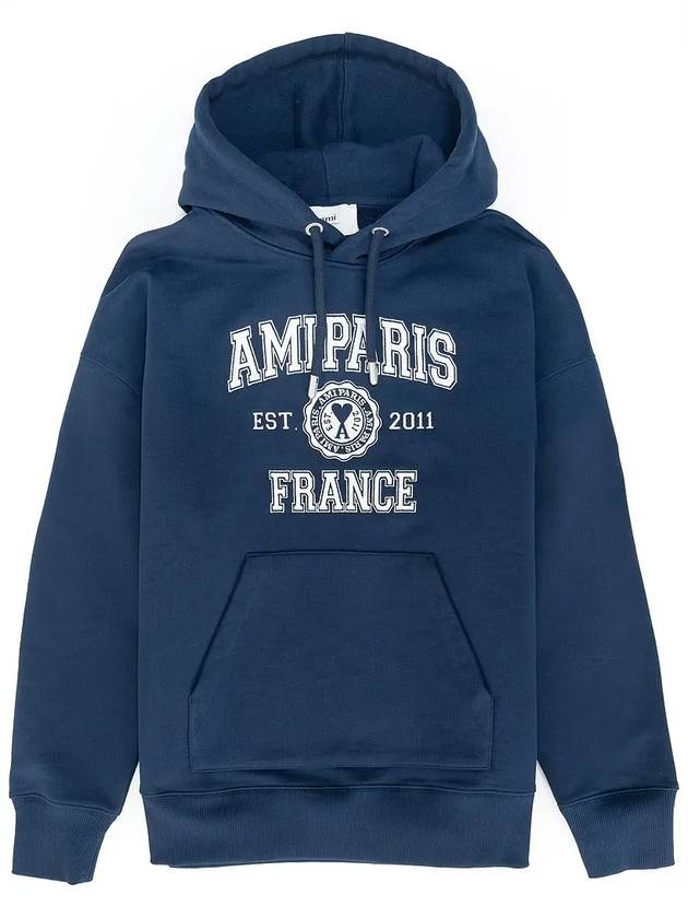 Paris France Hoodie Navy - AMI - BALAAN 3