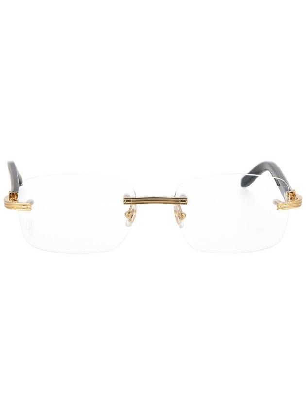 Sunglasses CT0286O 003 GOLD WHITE - CARTIER - BALAAN 2