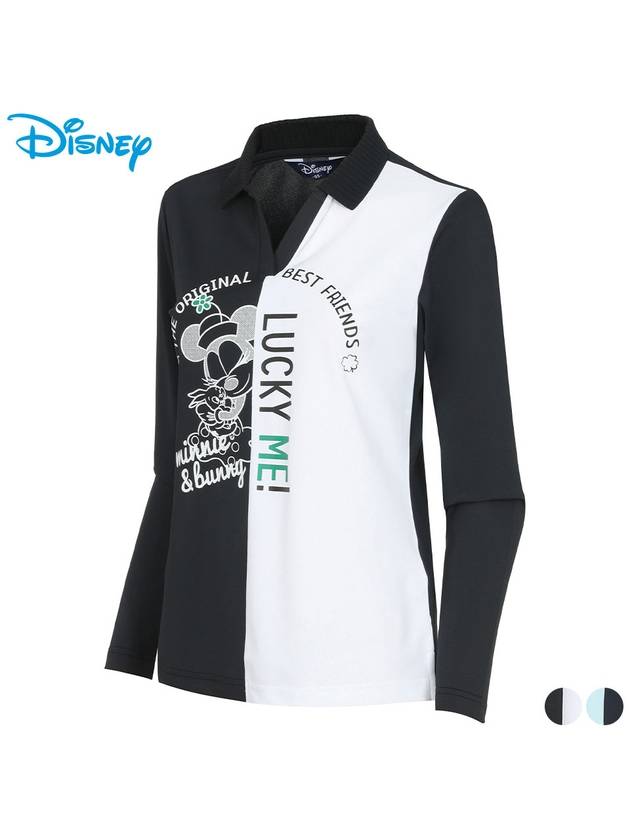 color combination PK long sleeve collar t-shirt DN1LTS006 - DISNEY GOLF - BALAAN 2