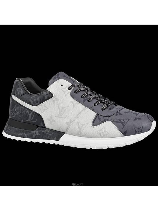 Run Away Low Top Sneakers Black White - LOUIS VUITTON - BALAAN 2