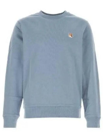 Fox Head Patch Regular Sweatshirt Blue - MAISON KITSUNE - BALAAN 2