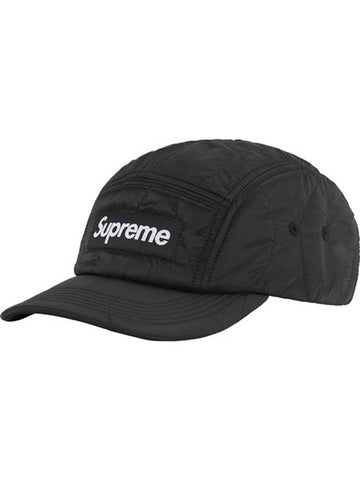 Quilted Liner Camp Cap Black - SUPREME - BALAAN 1