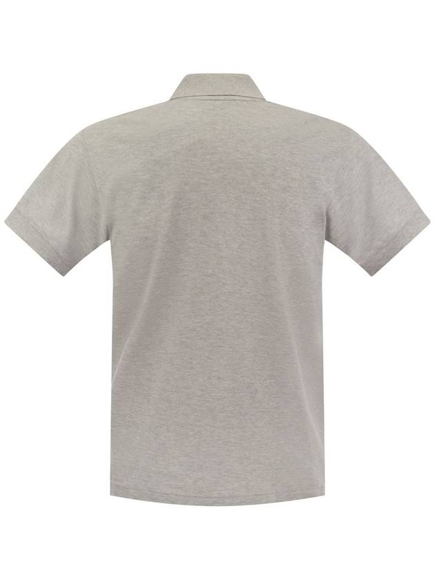 Men's Classic Fit Short Sleeve Collar T-shirt L1264 Silver C - LACOSTE - BALAAN 3