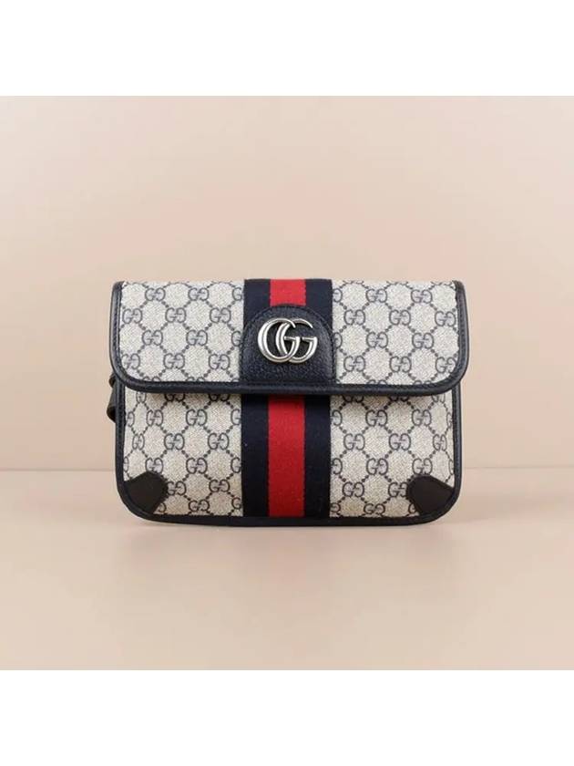 Ophidia GG Small Belt Bag Blue - GUCCI - BALAAN 2