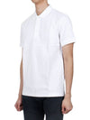 Eddie Cotton Polo Shirt White - BURBERRY - BALAAN 4