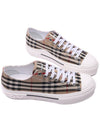 Vintage Check Cotton Sneakers Archive Beige - BURBERRY - BALAAN 6