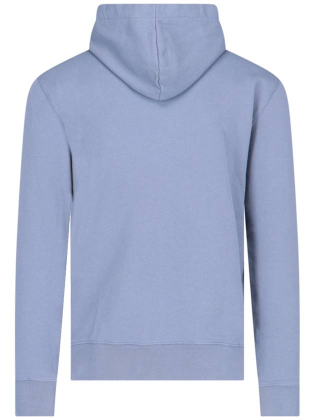 Fox Head Patch Regular Hoodie Light Blue - MAISON KITSUNE - BALAAN 3