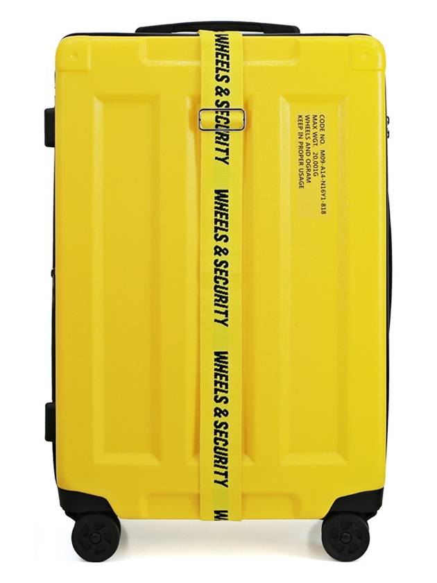 Wheels Containers PC hard carrier 20-inch cabin yellow - RAVRAC - BALAAN 2