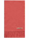 Wool Fringe Muffler Mineral Red - ACNE STUDIOS - BALAAN 2