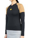 Women's Sienna Slim Fit Golf Long Sleeve T-Shirt Black - J.LINDEBERG - BALAAN 3