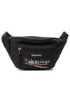 Balenciaga Belt Bag With Printed Logo Men s Black - BALENCIAGA - BALAAN 2