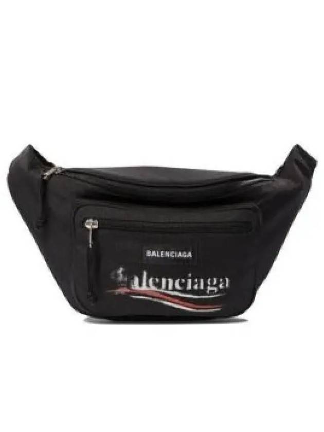 Balenciaga Belt Bag With Printed Logo Men s Black - BALENCIAGA - BALAAN 2