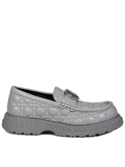 Buffalo Leather Loafers Grey - DIOR - BALAAN 2