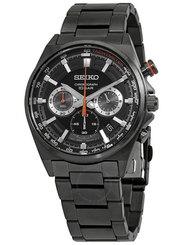 Seiko Essentials Chronograph Quartz Black Dial Men's Watch SSB399P1 - SEIKO - BALAAN 1