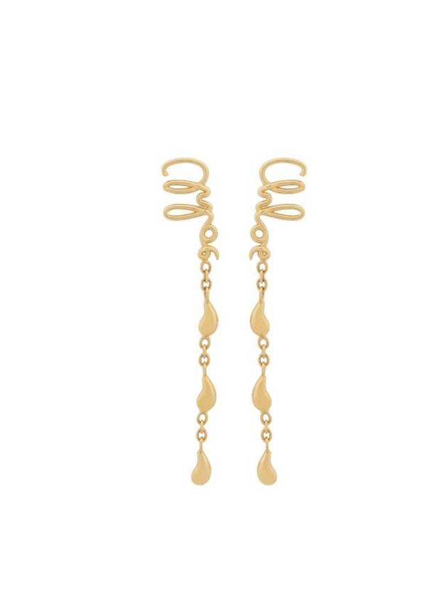 Iconic Dangling Earrings Gold - CHLOE - BALAAN 1