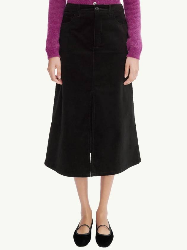 Georgia A-Line Skirt Black - A.P.C. - BALAAN 3