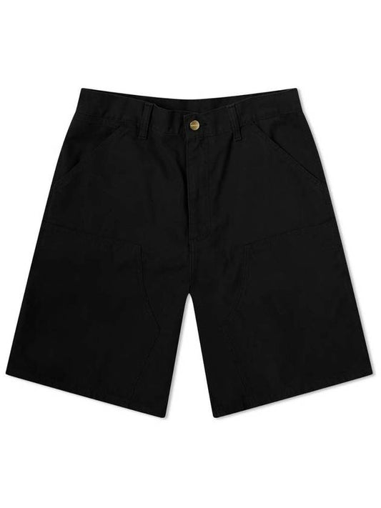 Men s WIP Double Knee Shorts Black I03311889 02 - CARHARTT - BALAAN 1