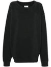 Invitation Print Cotton Sweatshirt Black - MAISON MARGIELA - BALAAN 2