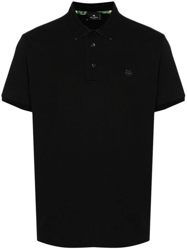 Polo T Shirt MRMD0006AC174 N0000 Black - ETRO - BALAAN 1