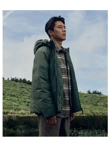 Recycled Check Shirt Olive S24FMFSH02 - SNOW PEAK - BALAAN 1