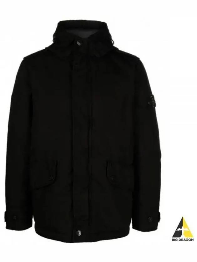 David-TC Down Short Parka Black - STONE ISLAND - BALAAN 2