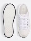 Walk'n Platform Cotton Canvas Low Top Sneakers White - DIOR - BALAAN 5